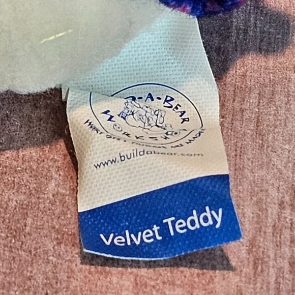 Build A Bear Mini 4 Inch Bears Peace Velvet Cuddly Teddy BAB - Picture 5 of 12